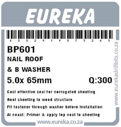 BP601 - Roof Nail & Bonded Washer -BP601_label_T